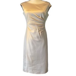 Ralph Lauren Womens Champagne Colored Dress Sleeveless (8)